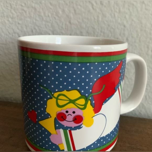 2 Vintage Christmas Grant Howard Ceramic Mugs - Picture 3 of 4